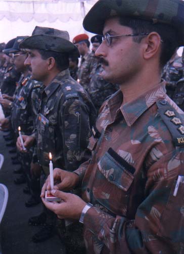 Candlelight prayers for Kaluchak victims