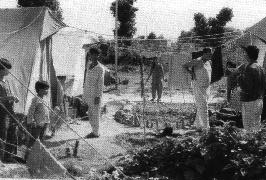 Migrants from Srinagar living in Camps.